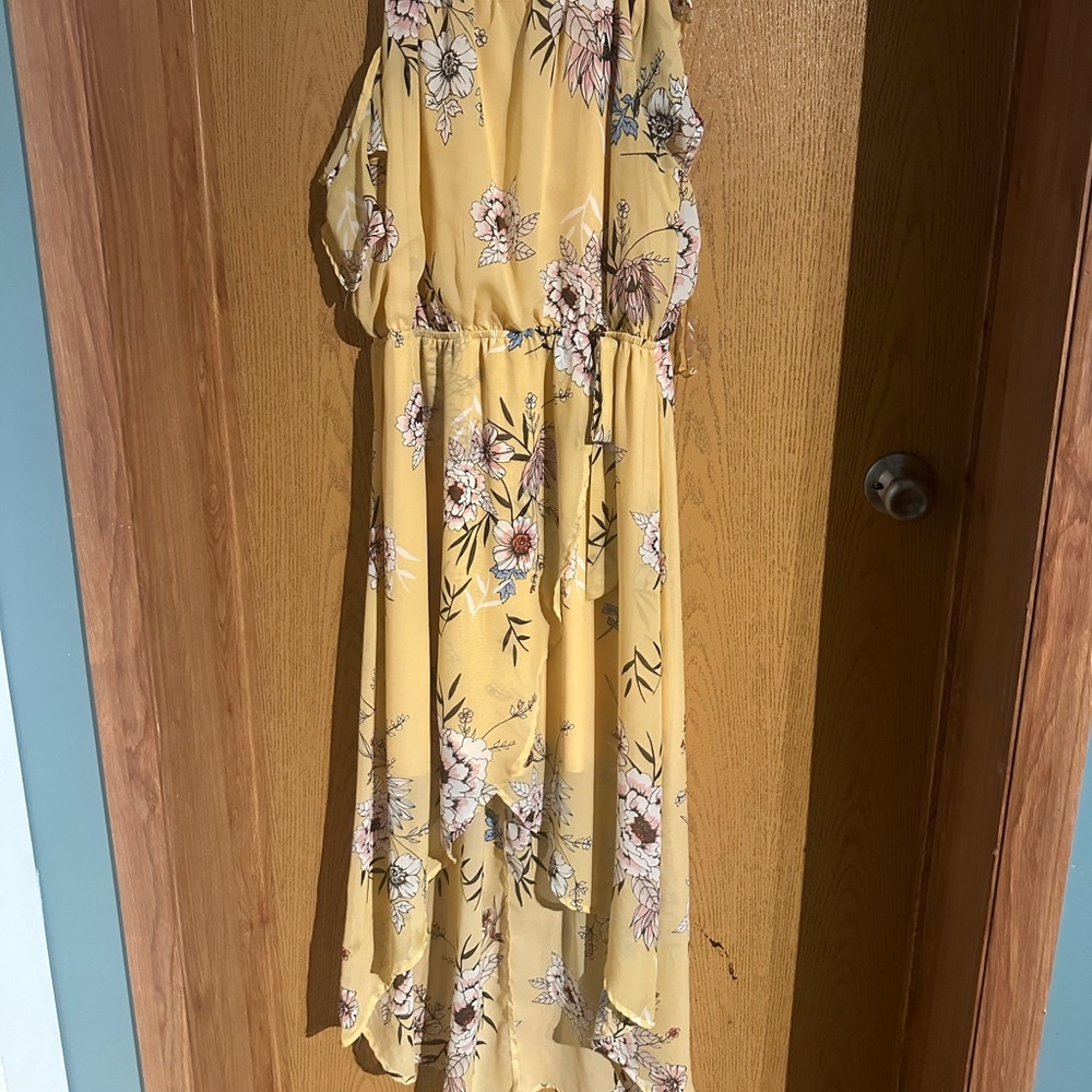 Yellow summer dress